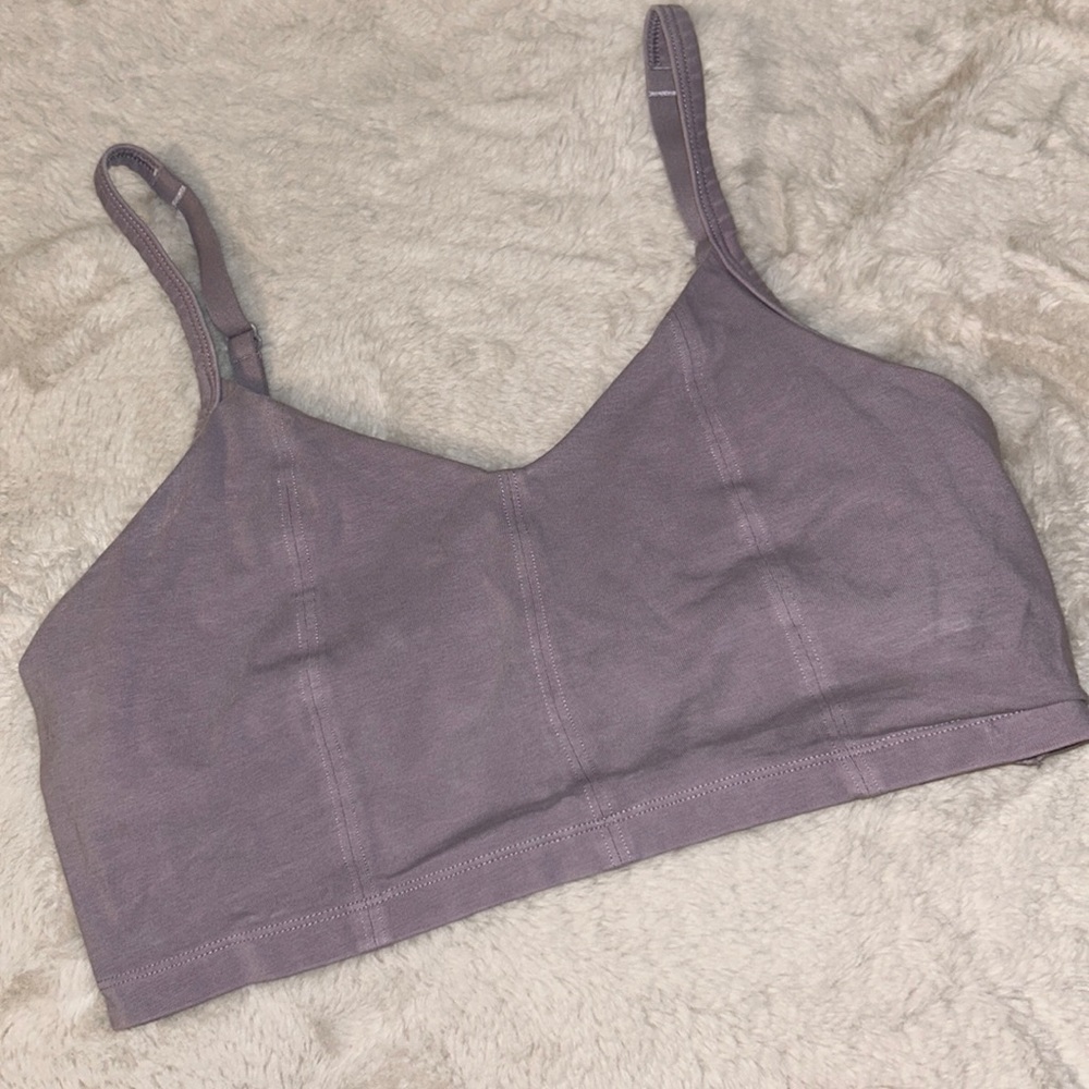 💎 AERIE Women's Purple Cotton Bralette 💎